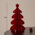 Enfeites de Papel Colmeia para Mesa de Natal