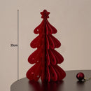 Enfeites de Papel Colmeia para Mesa de Natal