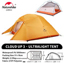 Barraca de Camping Cloud Up para 1, 2 ou 3 pessoas - ultraleve e impermeável