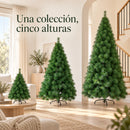 Árvore de Natal Verde com Suporte de Metal