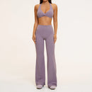 Conjunto Manga Longa + Calça Flare