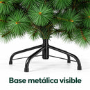 Árvore de Natal Verde com Suporte de Metal