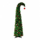 Árvore de Natal Telescópica Dobrável 1,5m/1,8m