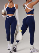 Conjunto Cropped Alças Cruzadas + Legging