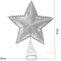 Estrela de Ponta para Árvore de Natal Glitter 25cm