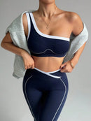Conjunto Fitness 2 Peças Legging + Top Cintura Alta