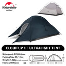 Barraca de Camping Cloud Up para 1, 2 ou 3 pessoas - ultraleve e impermeável
