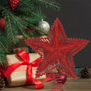 Estrela de Ponta para Árvore de Natal Glitter 25cm