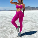 Conjunto Sem Costura Legging + Top Manga Longa