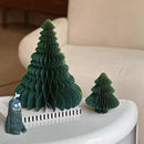 Enfeites de Papel Colmeia para Mesa de Natal