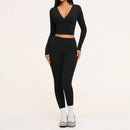 Conjunto Manga Longa + Calça Flare