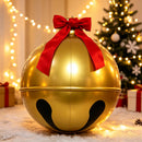 Bola Inflável Gigante de Natal Estampa Floco de Neve