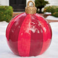 Bola Inflável Gigante de Natal Estampa Floco de Neve