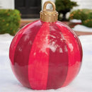 Bola Inflável Gigante de Natal Estampa Floco de Neve