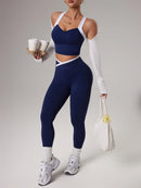 Conjunto Cropped Alças Cruzadas + Legging