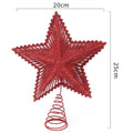 Estrela de Ponta para Árvore de Natal Glitter 25cm