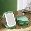 GlamBox - Mini Estojo de Maquiagem com Espelho e Luz LED