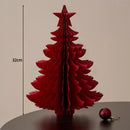Enfeites de Papel Colmeia para Mesa de Natal