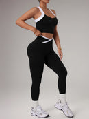 Conjunto Cropped Alças Cruzadas + Legging