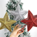 Estrela de Ponta para Árvore de Natal Glitter 25cm