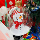 Bola Inflável Gigante de Natal Estampa Floco de Neve