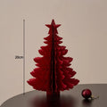 Enfeites de Papel Colmeia para Mesa de Natal