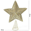 Estrela de Ponta para Árvore de Natal Glitter 25cm
