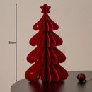 Enfeites de Papel Colmeia para Mesa de Natal
