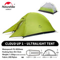 Barraca de Camping Cloud Up para 1, 2 ou 3 pessoas - ultraleve e impermeável