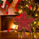 Estrela de Ponta para Árvore de Natal Glitter 25cm
