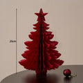 Enfeites de Papel Colmeia para Mesa de Natal