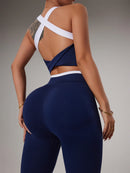 Conjunto Cropped Alças Cruzadas + Legging