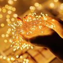 Pisca-Pisca LED Formato Fogos de Artifício com Controle Remoto