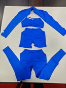 Conjunto Sem Costura Legging + Top Manga Longa
