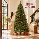 Árvore de Natal Verde com Suporte de Metal