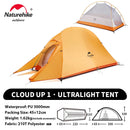 Barraca de Camping Cloud Up para 1, 2 ou 3 pessoas - ultraleve e impermeável