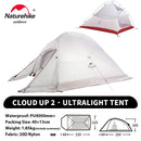Barraca de Camping Cloud Up para 1, 2 ou 3 pessoas - ultraleve e impermeável