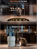 Alimentador Automático Pet com Câmera HD 1080P e WiFi